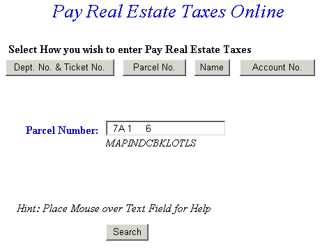Search by Map ID example